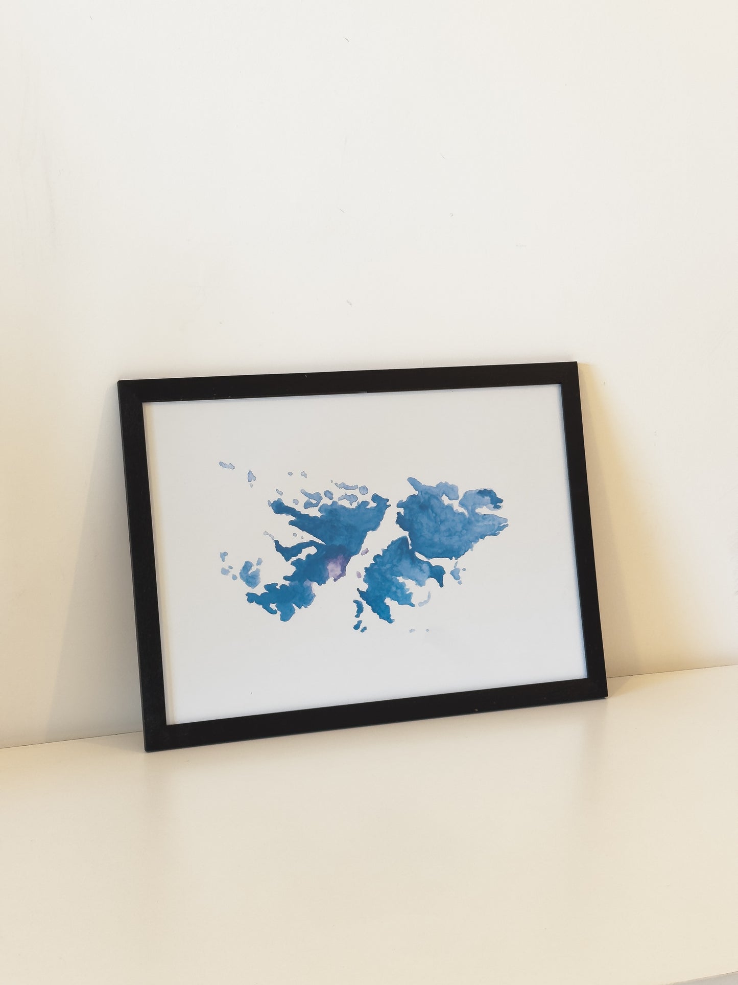 Cuadro Islas Malvinas en Acuarela GRANDE 🇦🇷🖌️